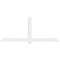Ekena Millwork Eugene Architectural Grade PVC Gable Bracket, 108"W x 45"H x 2"D x 6"F, 10/12 Pitch GBP108X45X0206EUG00 - alternate 2